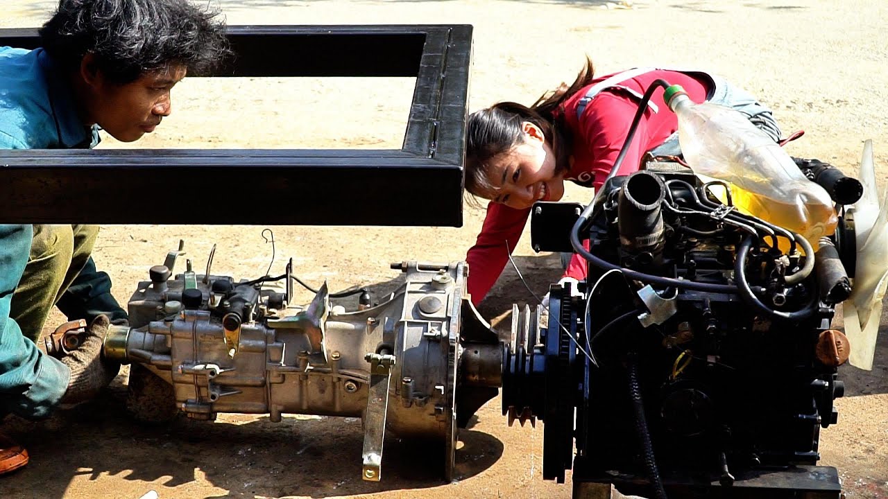 “The Rebirth of the Old Chassis After Repair . The Backbone of the Monster ATV” Part 2