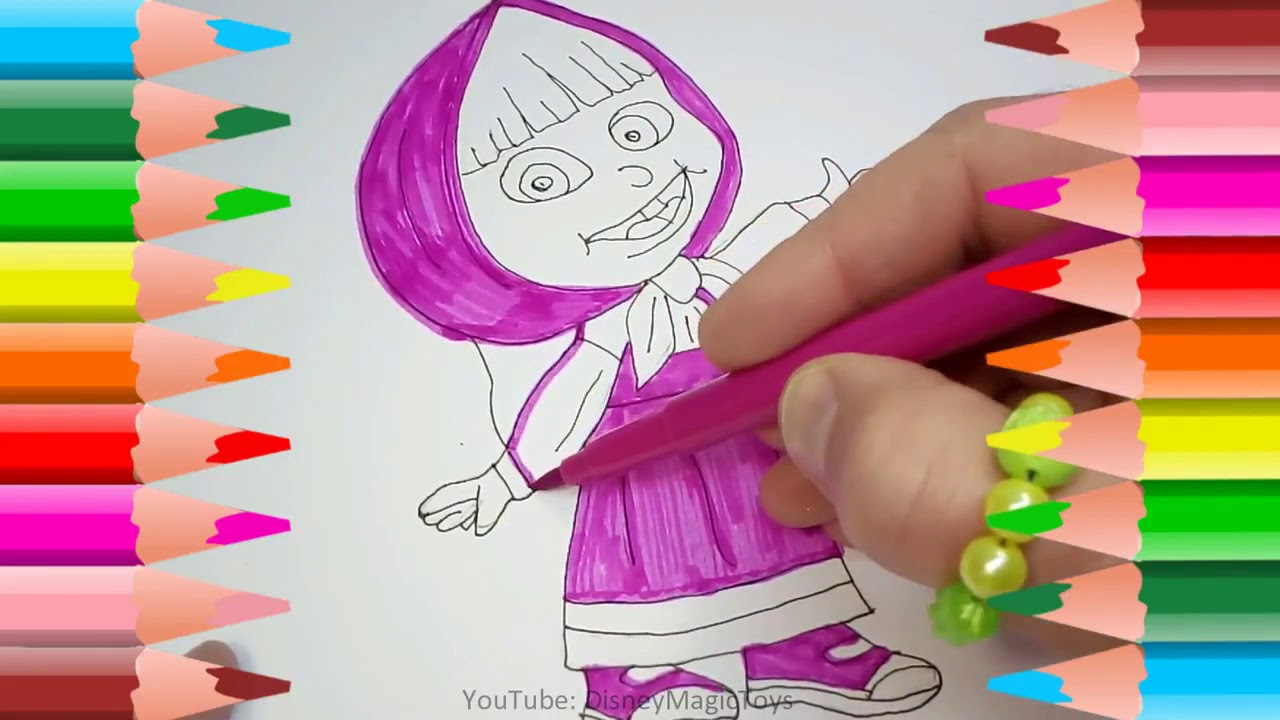 Masha: draw and color masha You Tube 