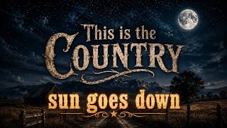 Sun goes down
