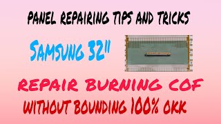 Repair Burning Cof Without Bounding Samsung Tv 100% Panel Repair Boe Panel