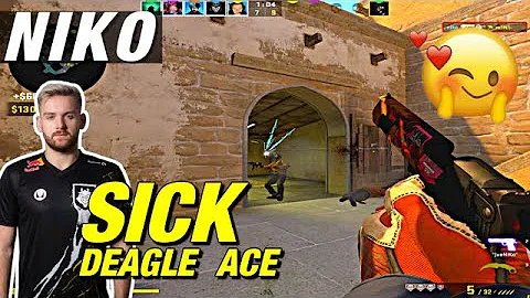 NiKo INSANE DEAGLE ACE mirage! 🥵 CSGO NiKo POV