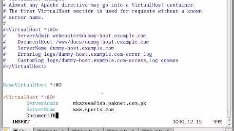 How to Setup Qmail - Urdu Linux Tutorial Part 7 - Virtual Hosting with DNS
