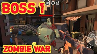 Zombie War - Rules of Survival - Against Boss 1 Gameplay screenshot 4