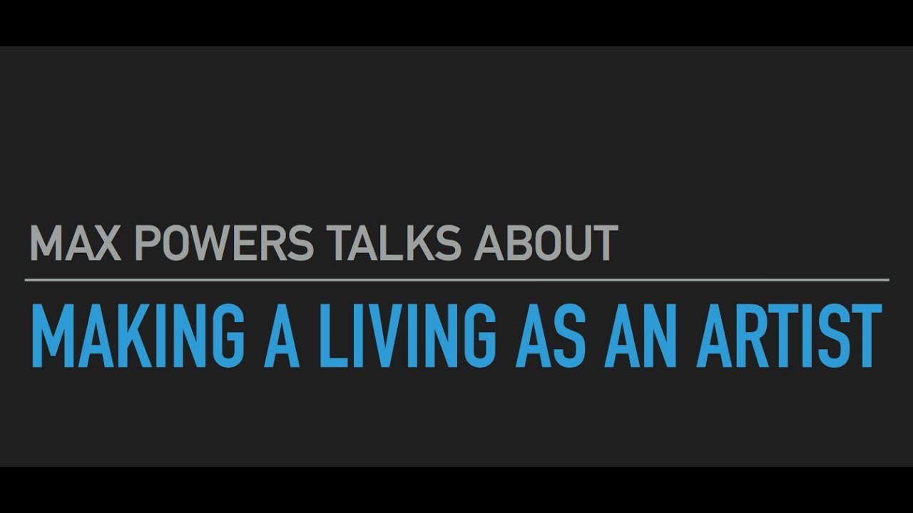 Making a living as an artist. YouTube