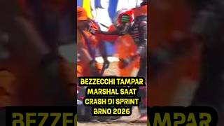 BEZZECCHI TAMPAR MARSHAL SAAT CRASH DI SPRINT BRNO 2026 #motogp #bezzecchi #beritamotogp