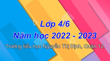 Lớp Bốn/6, năm học 2022-2023.
