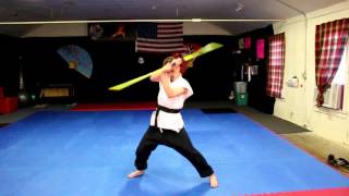 How to spin and catch a bo staff or do a one with a bo staff.