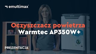 Oczyszczacz Powietrza Warmtec Ap350W Z Nawilżaczem I Lampą Uv-C. Idealny Dla Alergików