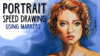 A quick little video on portrait done with markers.
________________________________________ m t e r i l s ‣ favorite
art supplies: https://youtu.be/0e...