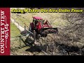 It has washed out under our pasture fence, we need to get this fixed.  We also named the last Steer.