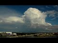 Sky Timelapse of Cumulonimbus Clouds with Lightning