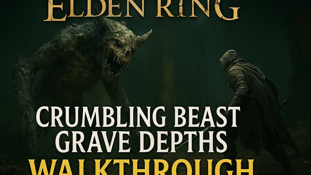 Elden Ring | Crumbling Beast Grave Depths Walkthrough | Hidden Secrets, Grave Glovewort & Boss Guide