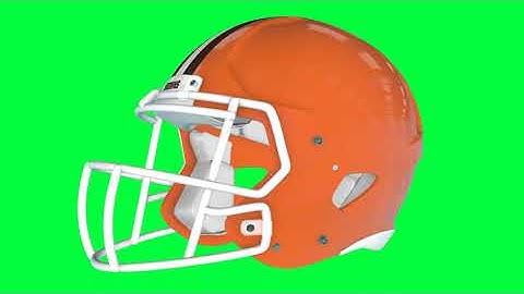 Cleveland Browns Helmet Green Screen Logo Loop Chroma Animation