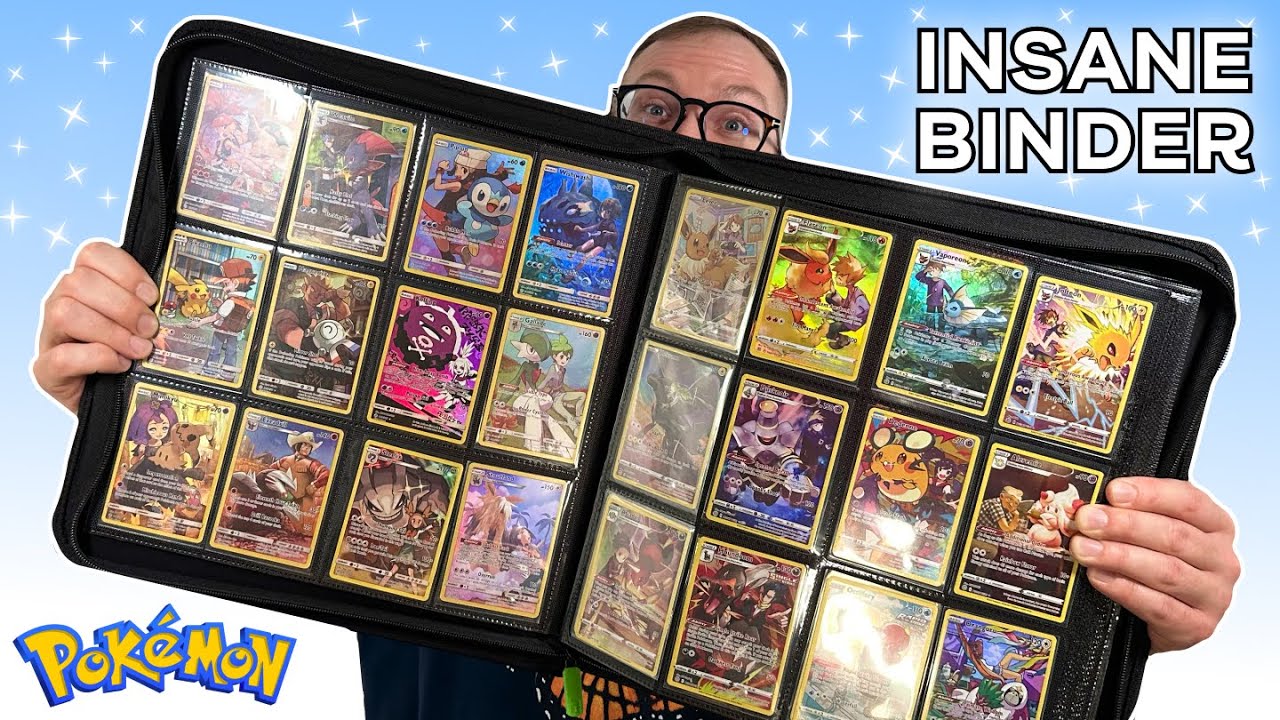pokemon binder full of rare cards Amazon.com: Pokemon 100+ Rainbow Rare Cards Binder Collection Includes 5  foils in Any Combination and at Least 1 of The Following Cards, EX and GX,  FA, Secret Rare, Tag Team, Unified Minds :