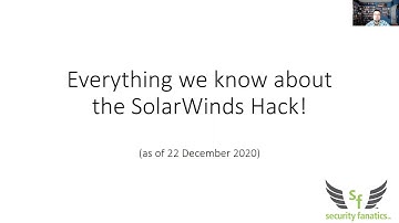 Everything we know about the Solarwinds Hack! (Updated!)