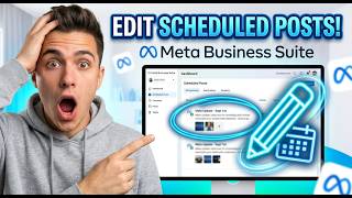 How to Edit Scheduled Posts in Meta Business Suite 📅✏️ Edit Facebook & Instagram Scheduled Posts