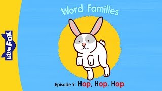 Word Family _op | Word Families 9 | Hop, Hop, Hop | Phonics | Little Fox | Animated Stories for Kids