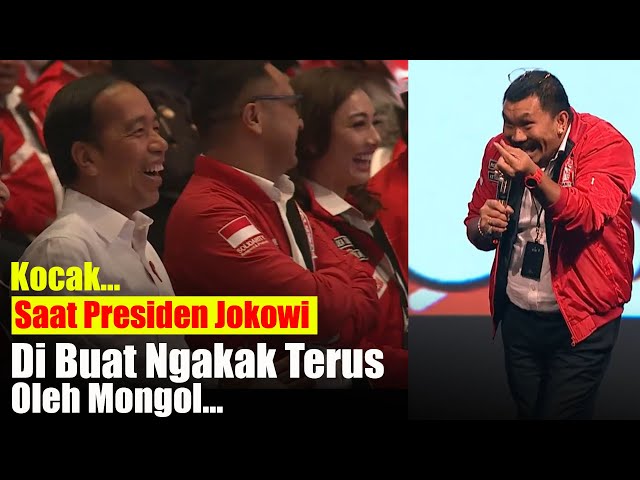 Kali Ini, Giliran Mongol Yang Bikin Presiden Jokowi Tak Berhenti Ketawa class=