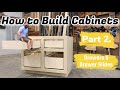 Build Cabinets The Easy Way | Building and Installing Drawers