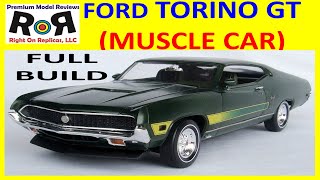 1970 Ford Torino GT 1:25 Scale Revell Model Kit #85-4099 -Model Kit Full Build