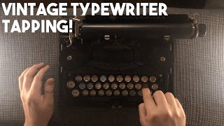 ASMR | Vintage Typewriter Tapping! (Tapping, Up-Close Whispers, Quiet Typing Sounds) screenshot 5