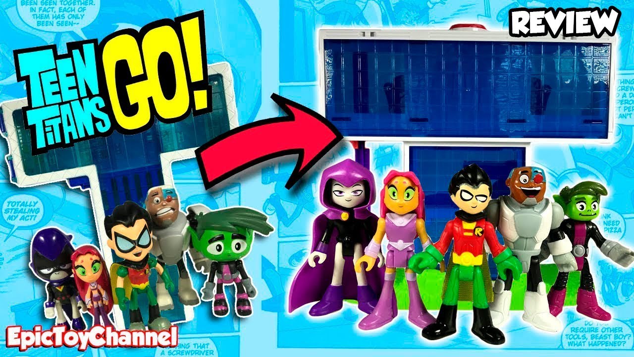 Teen Titans GO! 　Tタワー Teen Titans Go T-Tower Carry Case Mattel Toys - ToyWiz