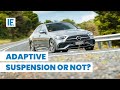 How does the adaptive suspension system in cars work