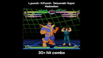 Ryu 30 Plus hit Combo