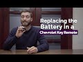 Replacing the battery in a chevrolet key remote  quick tips