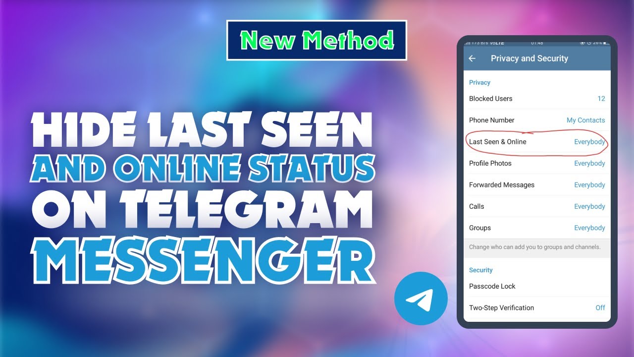 Telegram hide camera