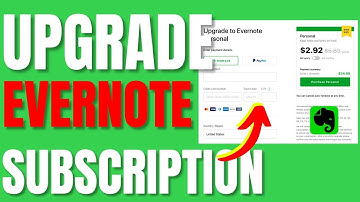 How to Upgrade Evernote Subscription (2024)