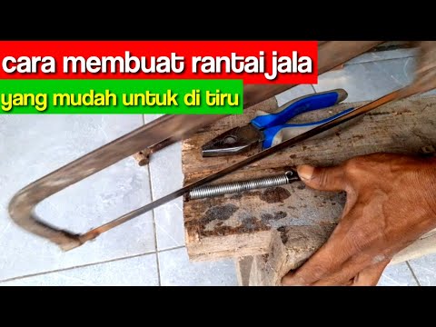 Cara Membuat Rantai Jala Ikan