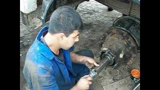 montando cubo de  roda