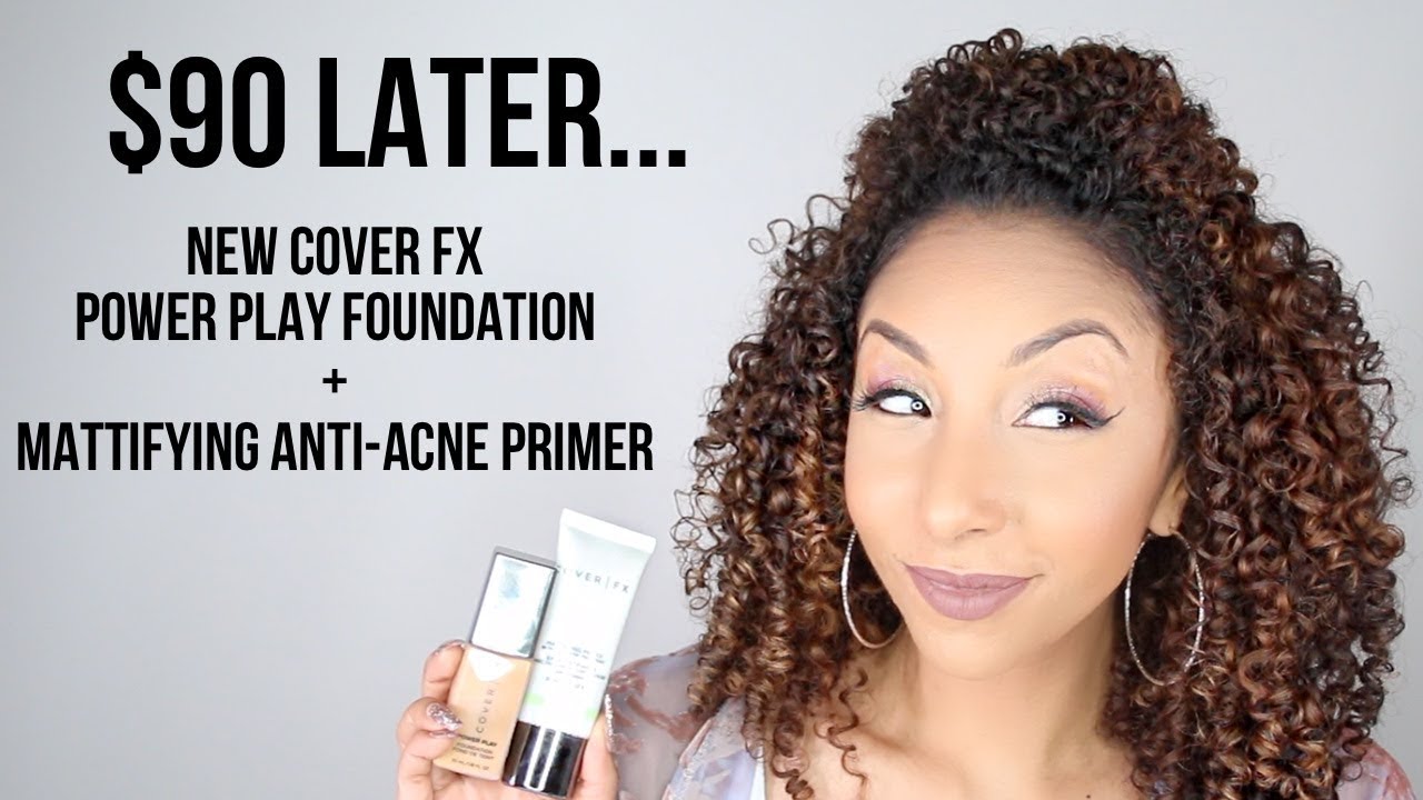 NEW COVER FX Power Play Foundation! Foundation Friday Review! | BiancaReneeToday