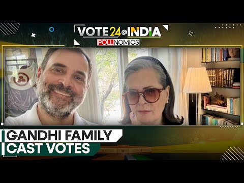 India General Election 2024: Congress leader Sonia Gandhi, Rahul and Priyanka cast their votes