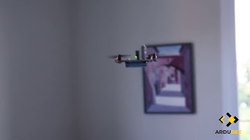 ArduBee, 100g drone floating in the air