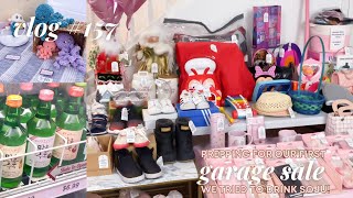 NEW OPEN MARKET IN ANCHORAGE AK | WE TRIED SOJU FOR THE FIRST TIME | PREPPING FOR GARAGE SALE 2023