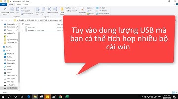 tạo USB boot cứu hộ tích hợp bộ cài windows chuẩn UEFI - Legacy anhdv boot