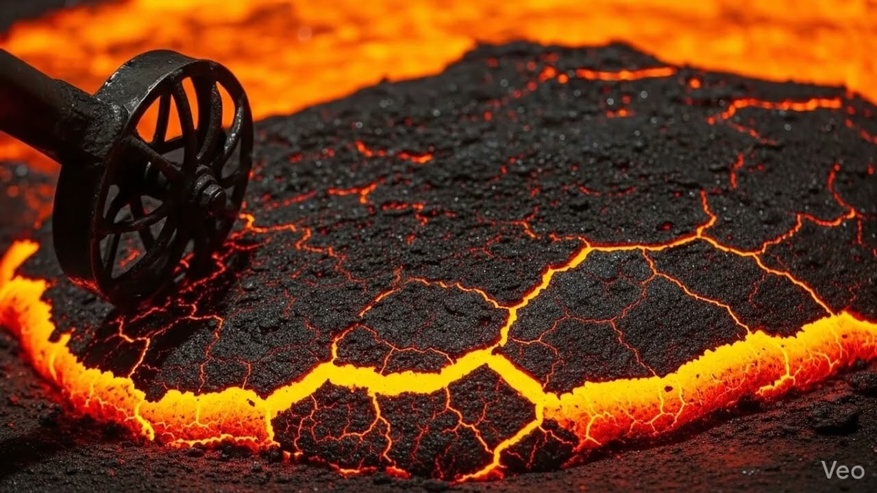 inside a steel factory  from molten metal to solid strength (FULL PROCESS)