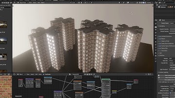 Blender 2.8 Realtime Test  EEVEE Engine (Volume,Lighting,Shaders, Motion blur)