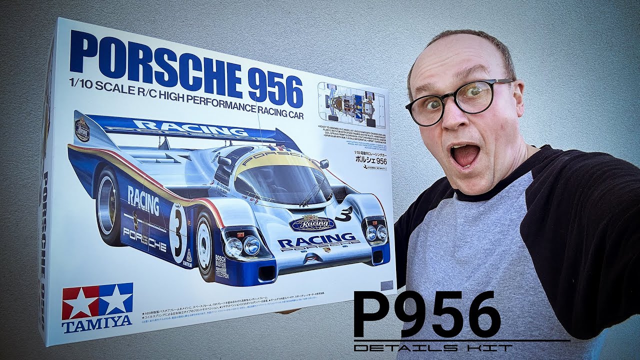 Tamiya Porsche 956 details Kit plans. - YouTube