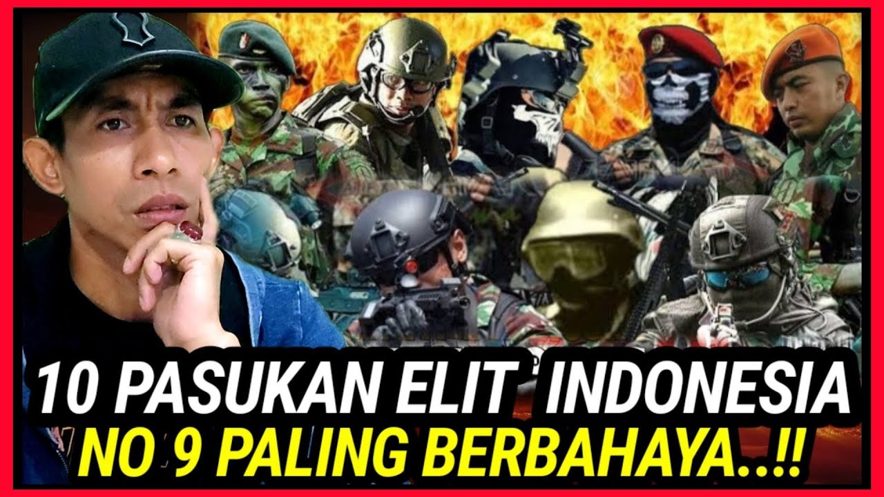 10 Pasukan Elit Indonesia Paling Di Takuti Dunia❗Nomor 9 Paling Berbahaya.🇲🇾 REACTION