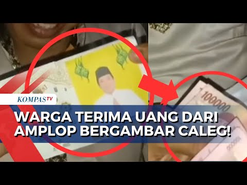 Bawaslu Sumenep Telusuri Video Viral Warga Terima Uang dari Amplop Bergambar Caleg Golkar!