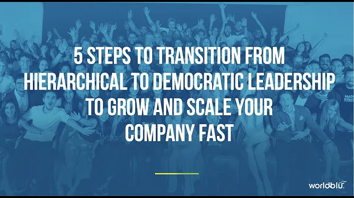 5 Steps to shift from Hierarchical to Democratic L...