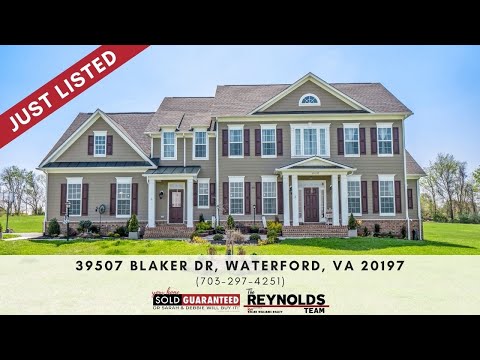 39507 Blaker Drive, Waterford, VA home video tour
