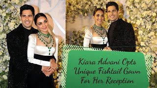 Kiara Advani Opts Unique Fishtail Gown For Reception