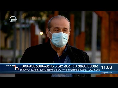 ქრონიკა 11:00 საათზე - 9 იანვარი, 2022 წელი