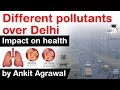 Delhi Air Pollution issue, Which air pollutants are found in Delhi's air? Impact on health explained