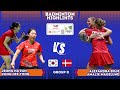 Great Match ! Jeong / Kong (KOR) vs Boje / Magelund (DEN) | Uber Cup 2024 Badminton