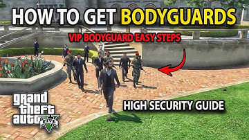 EASY STEPS TO GET VIP BODYGUARD IN GTA 5 l HOW TO INSTAL PERSONAL HIGH SECURITY l 2025